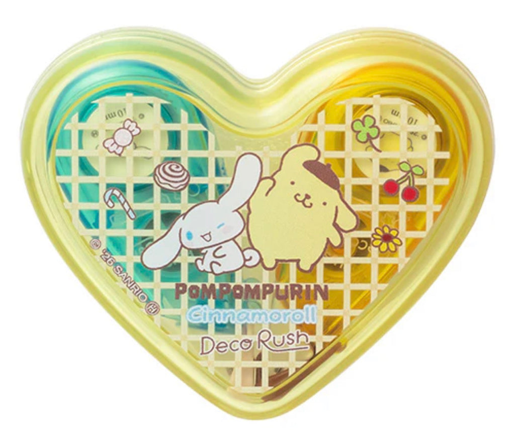 (Pre-Order) Plus Deco Rush Cinnamoroll & Pompompurin